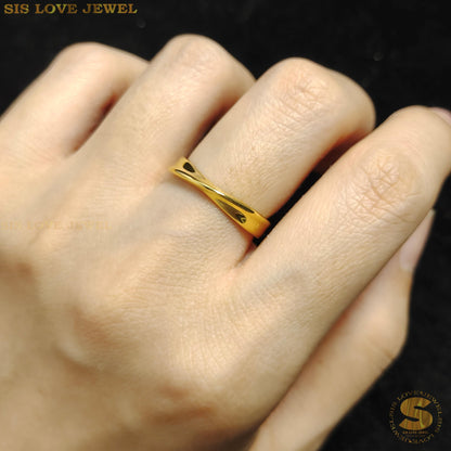 Love Inscribed Band Ring R054