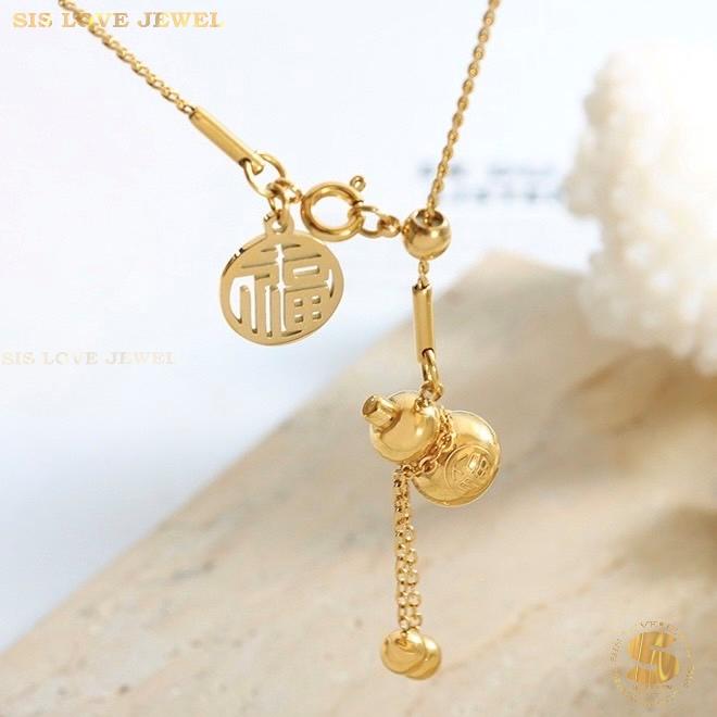 Adjustable Hulu Pendant Necklace Set