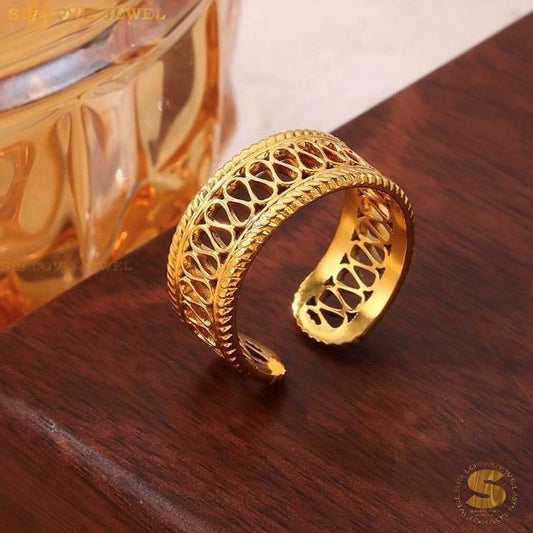 Ornate Whisper Adjustable Ring R085