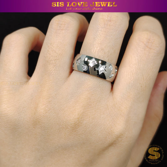 Star Zirconia Ring R096