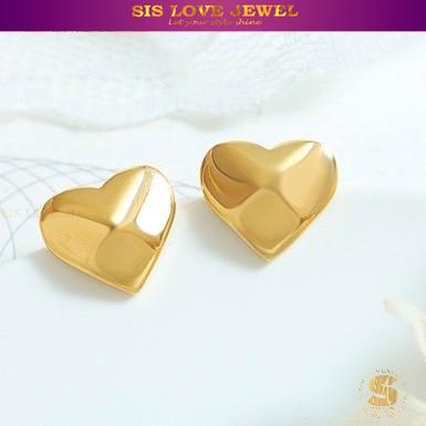 Gold Plated Love Stud Earrings S033