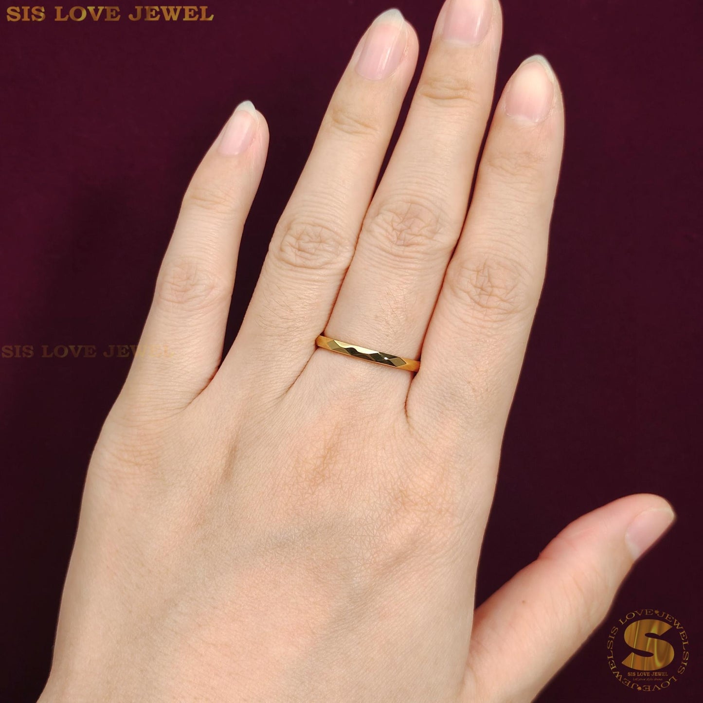 Blink-Blink Thin Ring R098