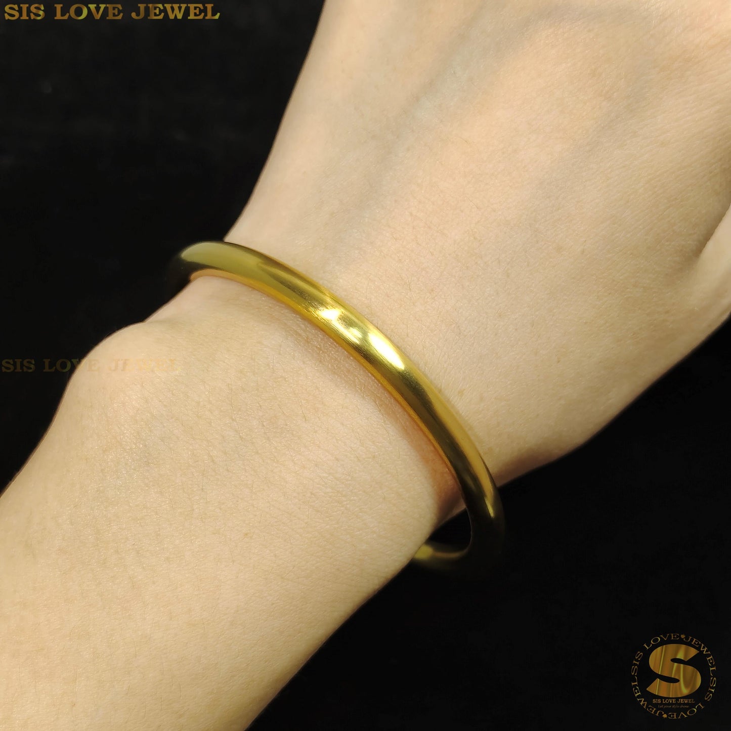 Matte Round Bangle H016