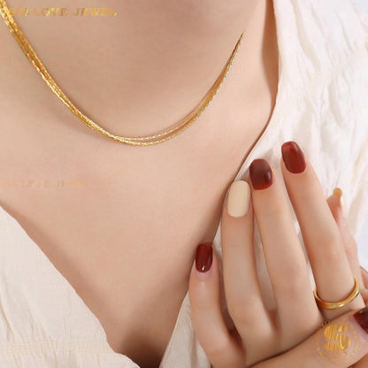 The Serene Circle Necklace N089