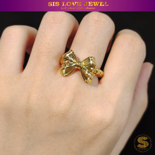 Big Ribbon Ring R095