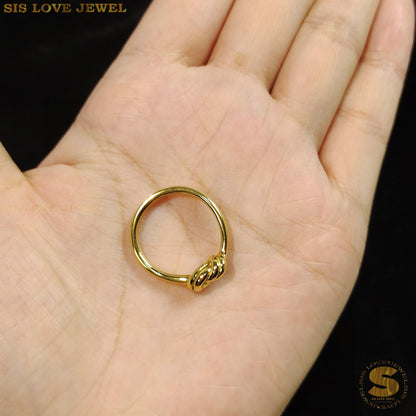 Twist of Love Knot Ring R062