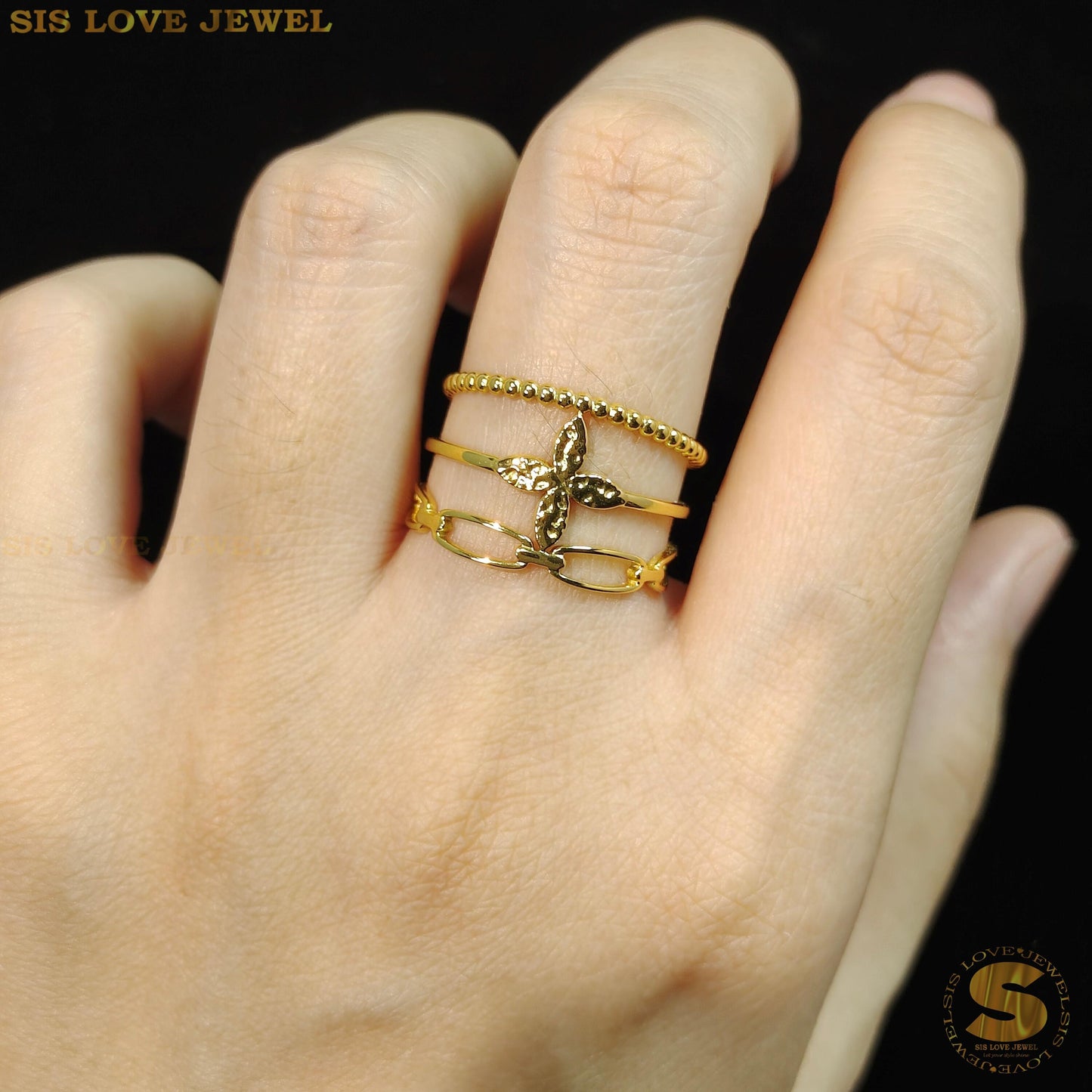 3-Layer Adjustable Ring R091