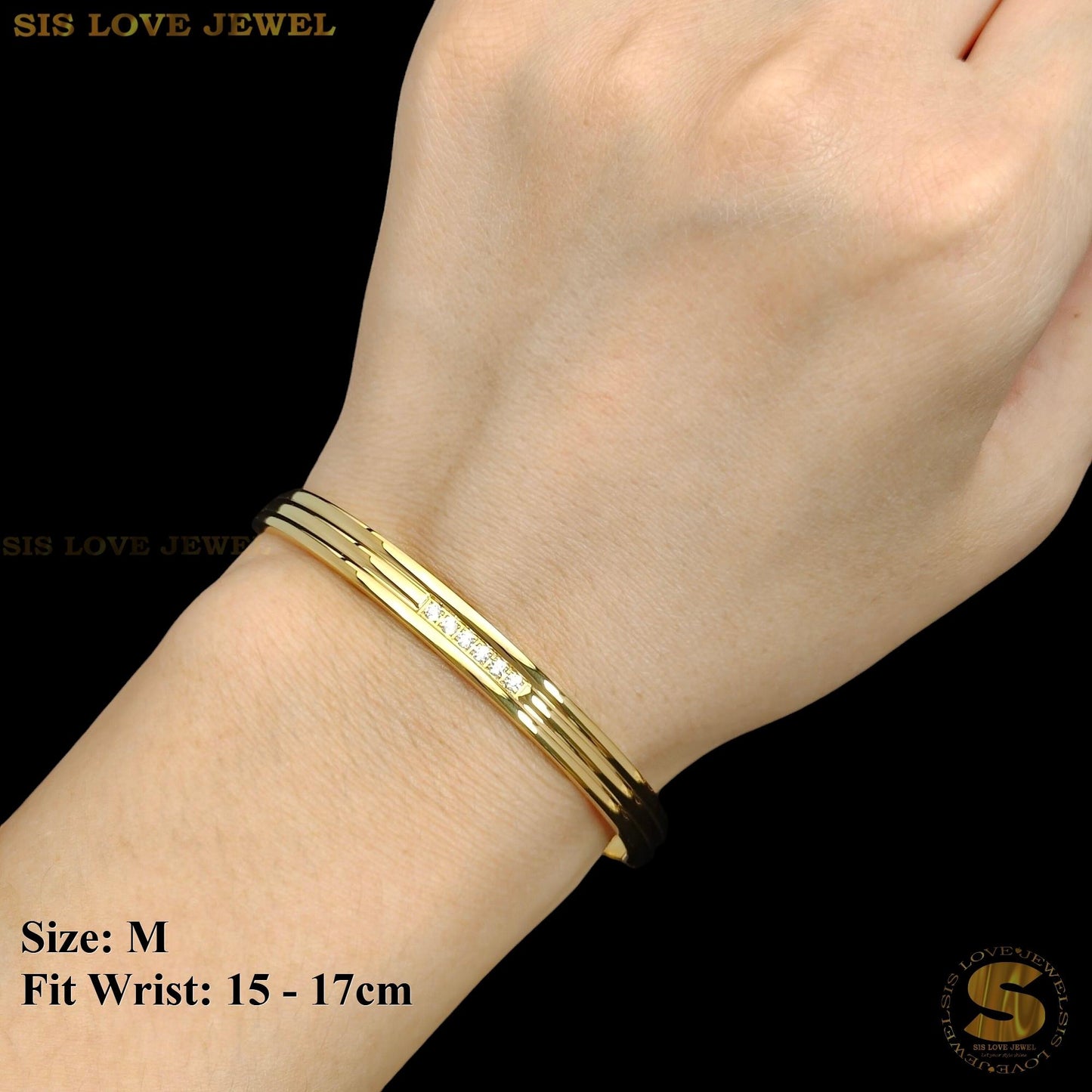 3-Layers Zirconia Bangle H069