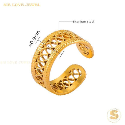 Ornate Whisper Adjustable Ring R085
