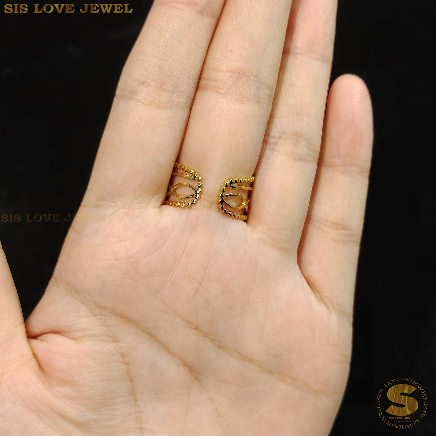 Mini Sphere Adjustable Ring R065