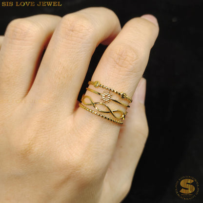 Mini Sphere Adjustable Ring R065