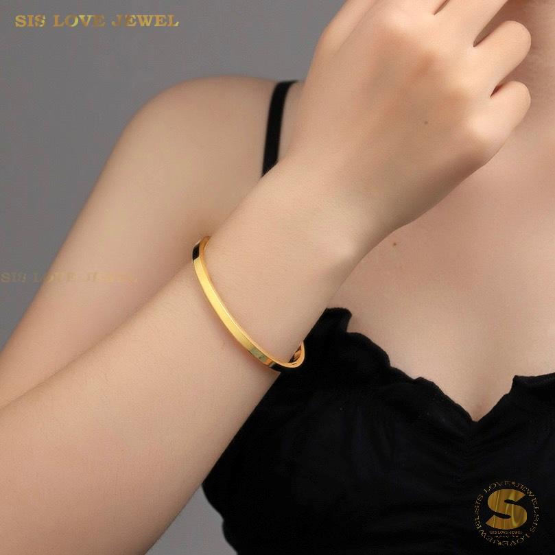 Minimalist Plain Bangle H043