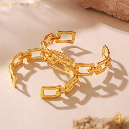 Paperclip Adjustable Bracelet H168