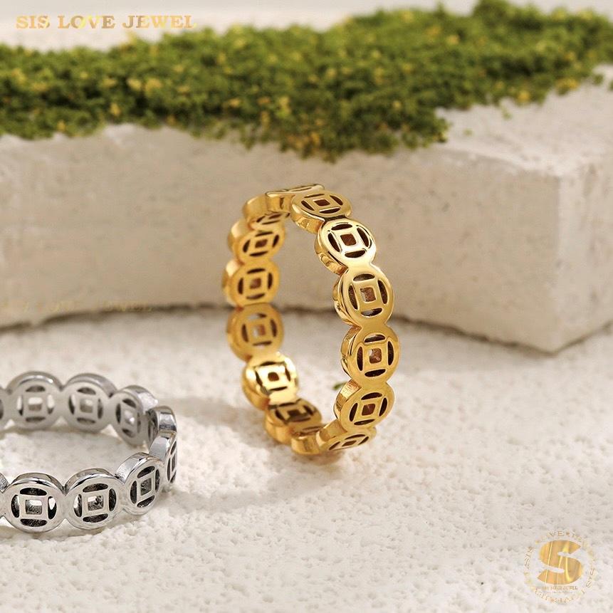 Lucky Money Coin Ring R115