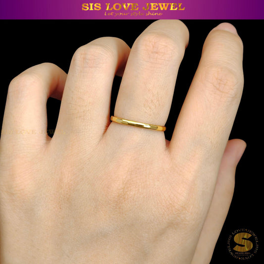 Simple Plain Ring R108