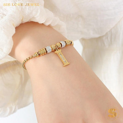 Alphabet Letters Bracelet B068