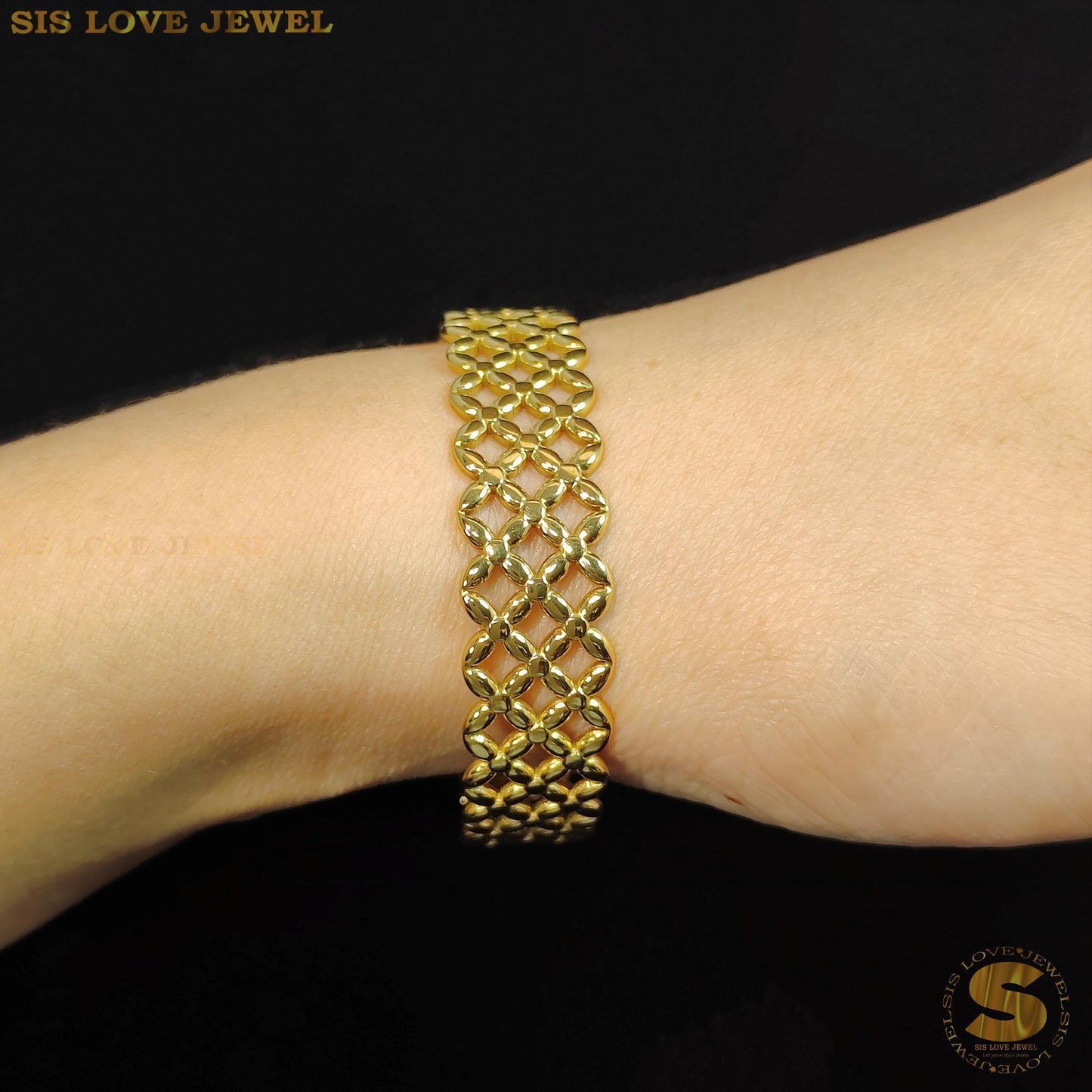 Adjustable Net Bangle H127