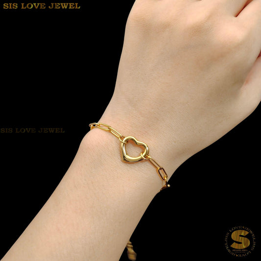 Paperclip Love Bracelet B194