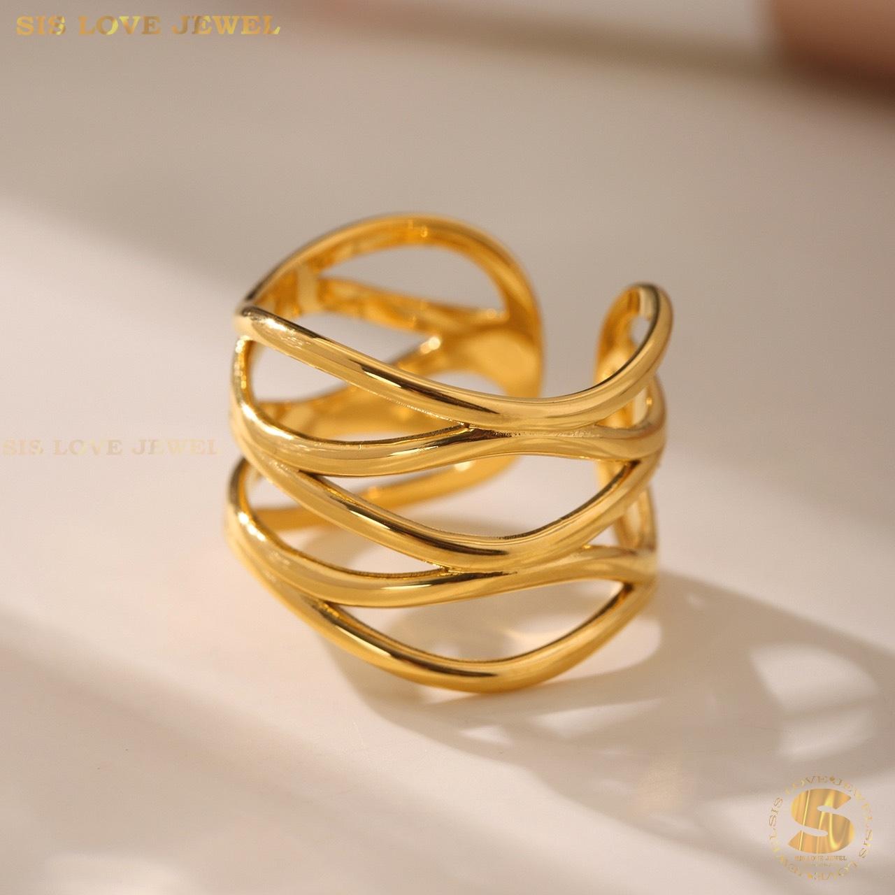 Adjustable Cross Ring R127