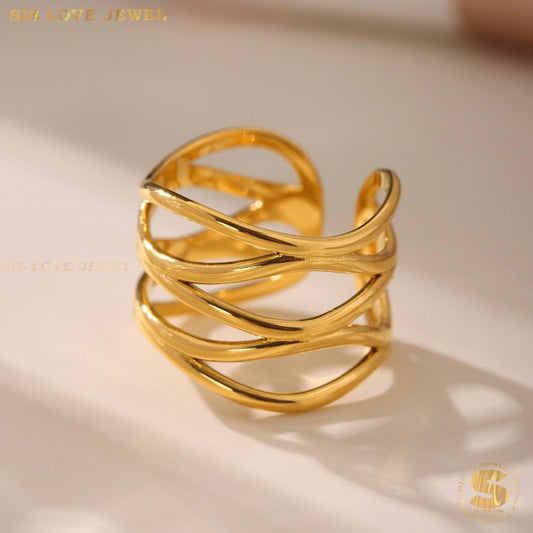 Adjustable Cross Ring R127