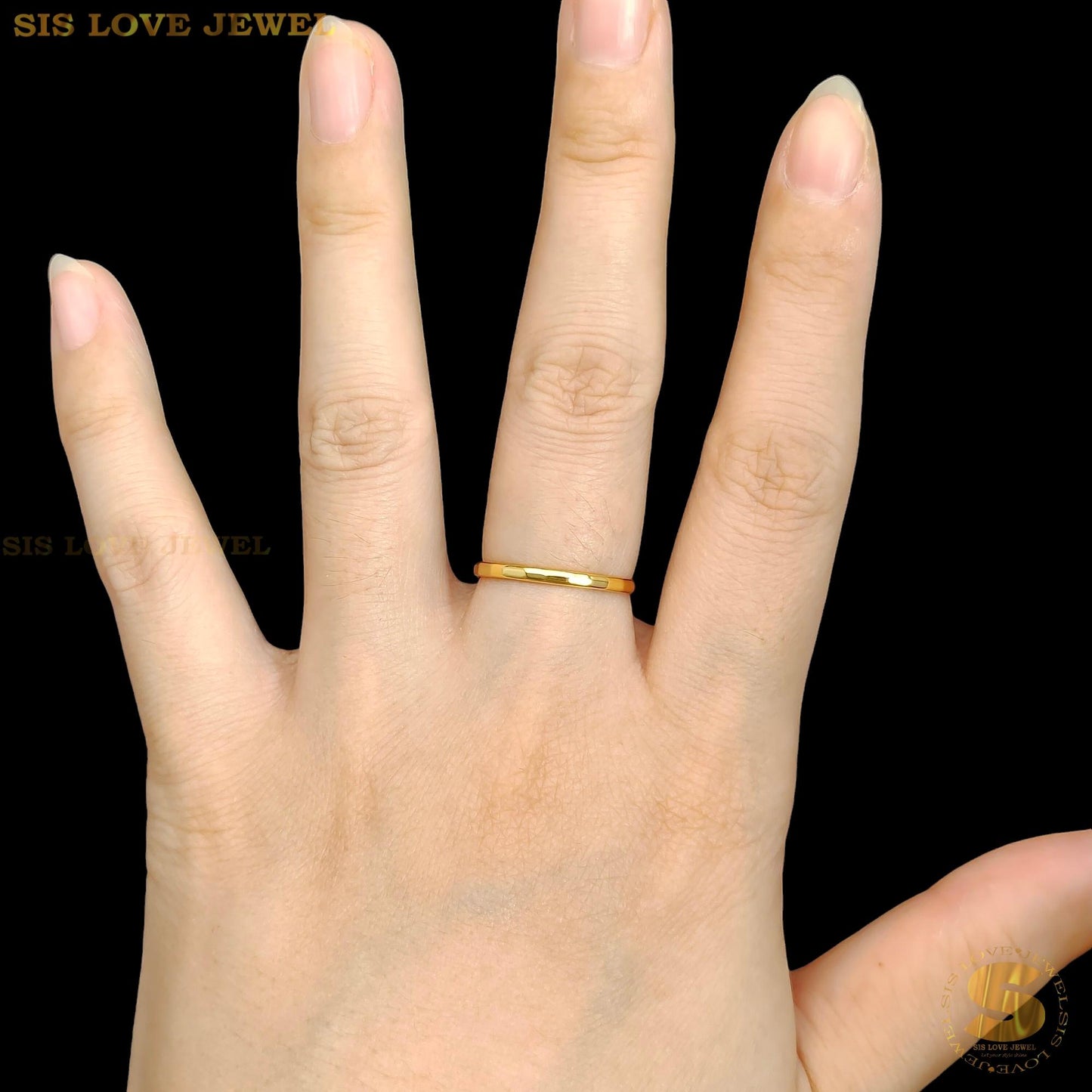 Simple Plain Ring R108