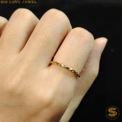 Chunky Gold Statement Ring R068