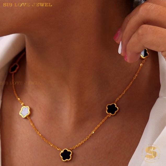 Noir Elegance Sakura Necklace N112