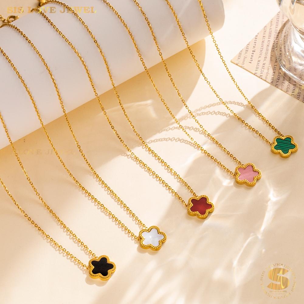 Sakura Flower Pendant Necklace N133
