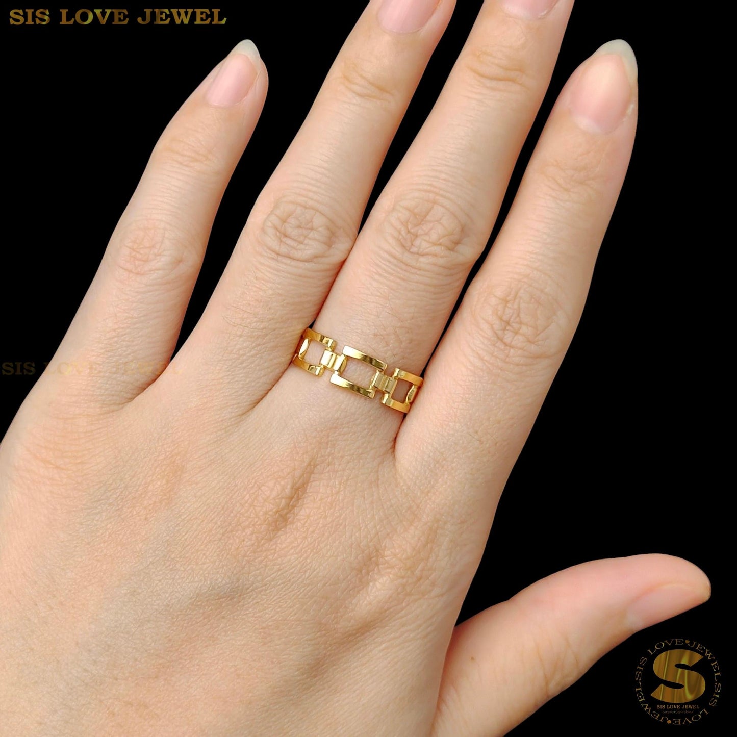 Hollow Love Adjustable Ring R116