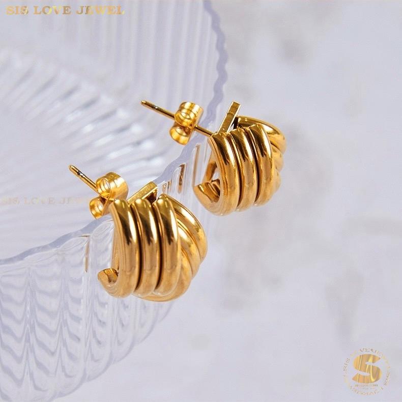 Fashion Earrings Stud Anting Anting S032