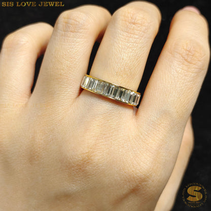 Cubic Zirconia Band Ring R045