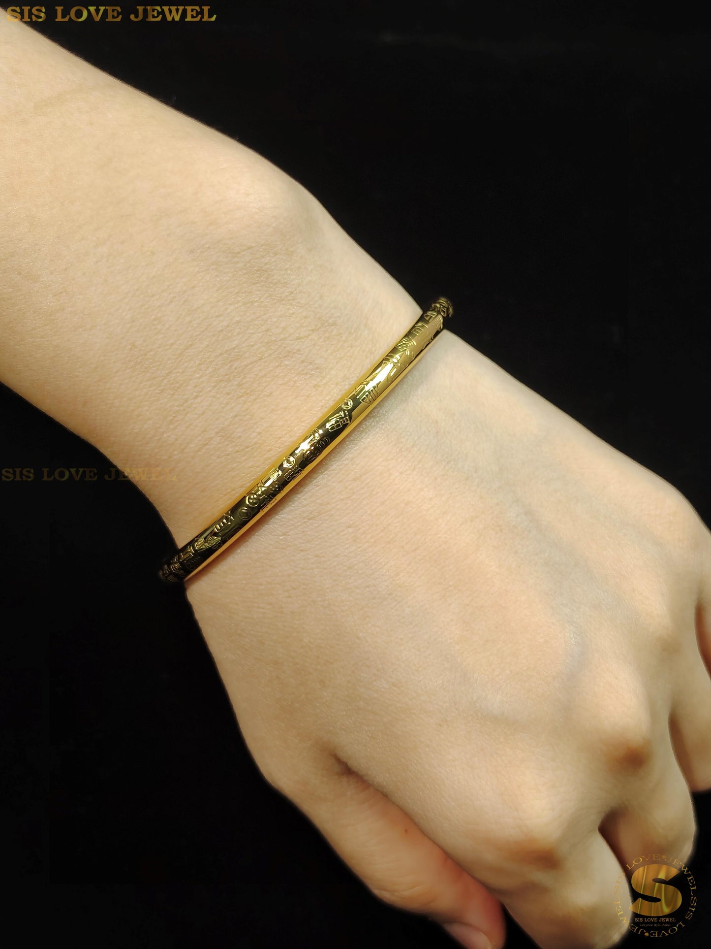 Fu Minimalist Round Bangle H108