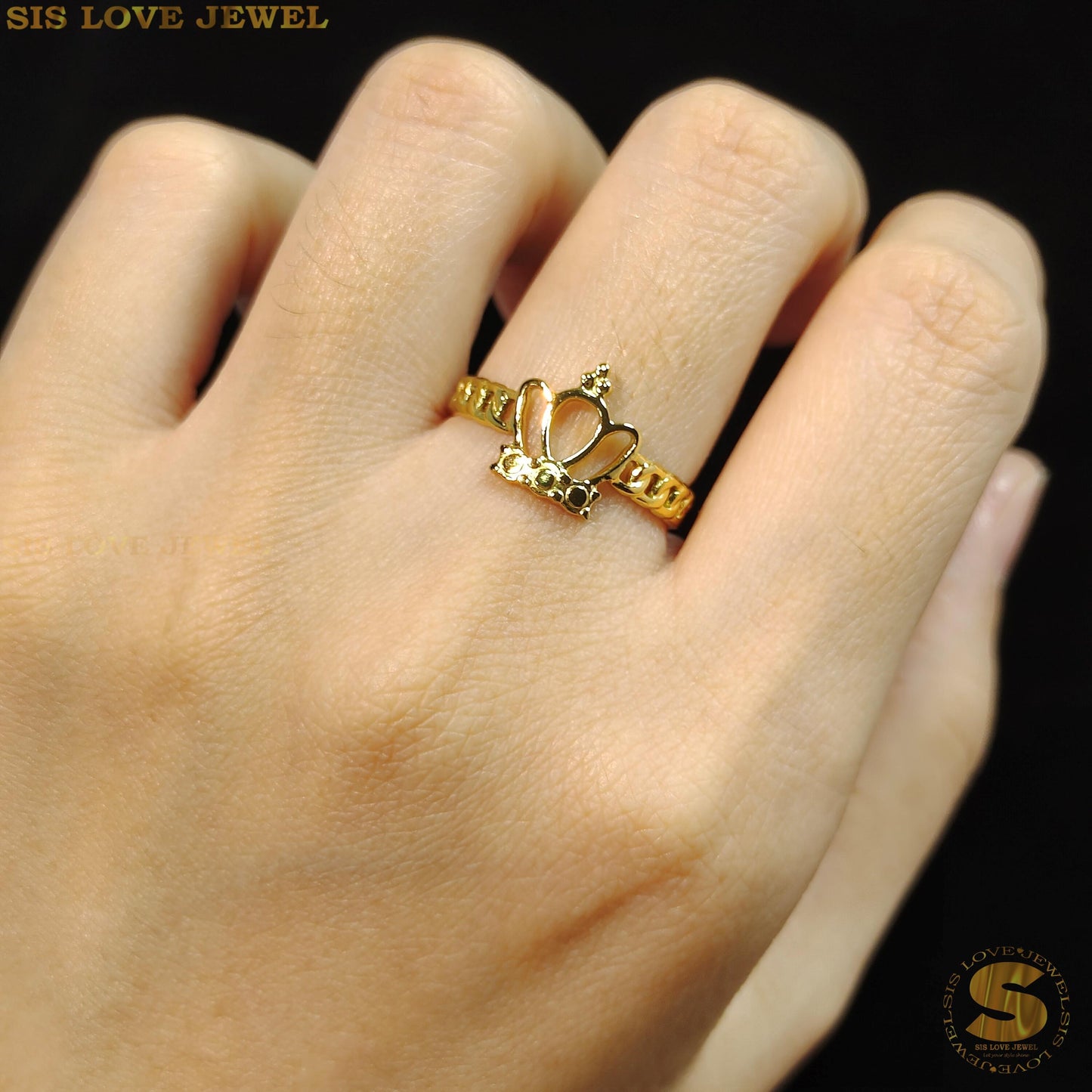 Crown Adjustable Ring R083