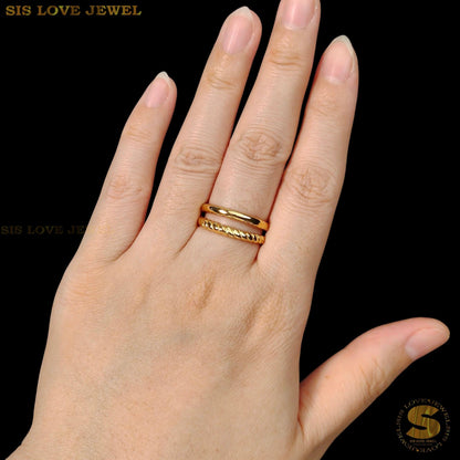 Radiant Touch Duo Adjustable Ring R130