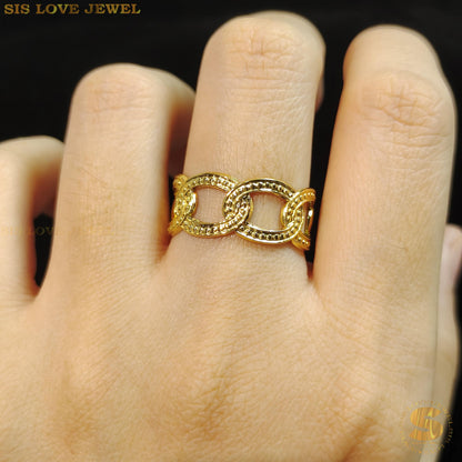 Figure-8 Adjustable Ring R076