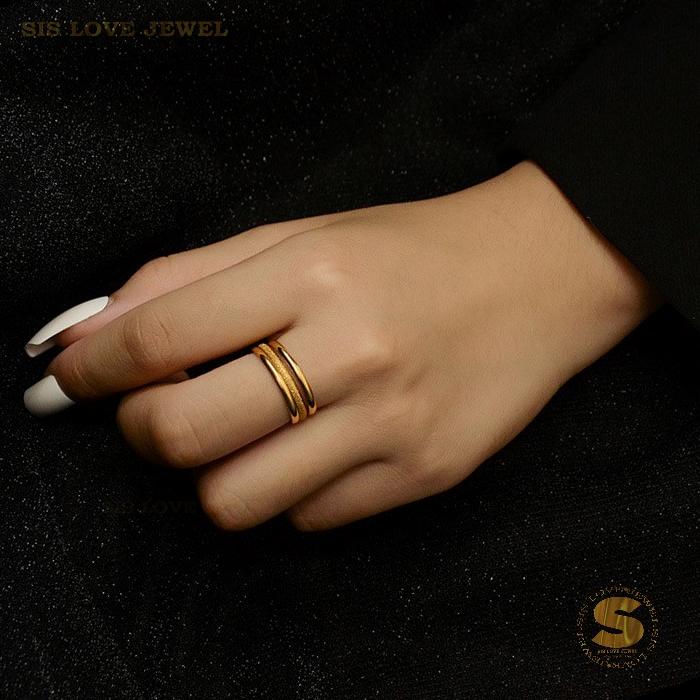 3-Layer Gold Plated Ring R003