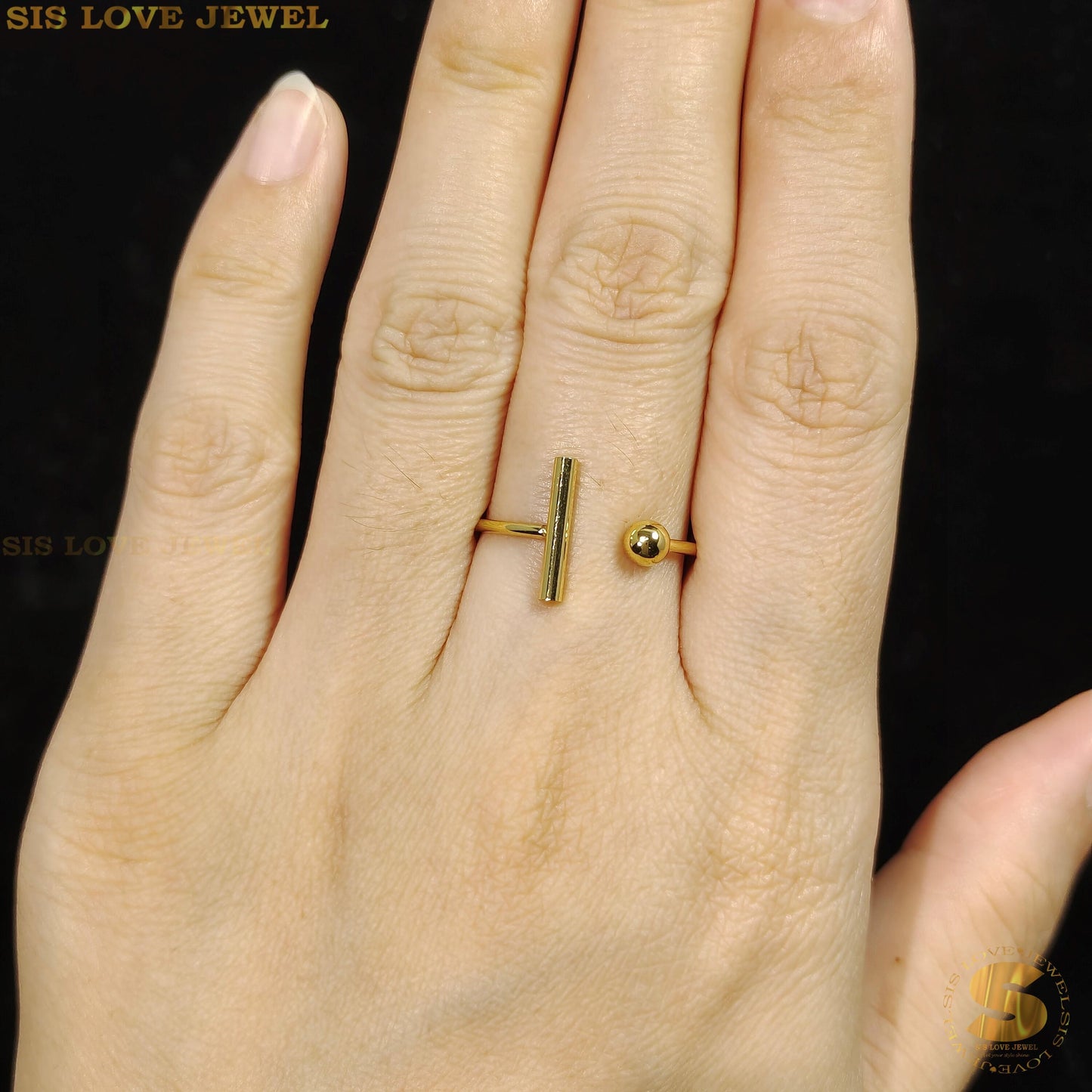 Boba & T Adjustable Ring R071