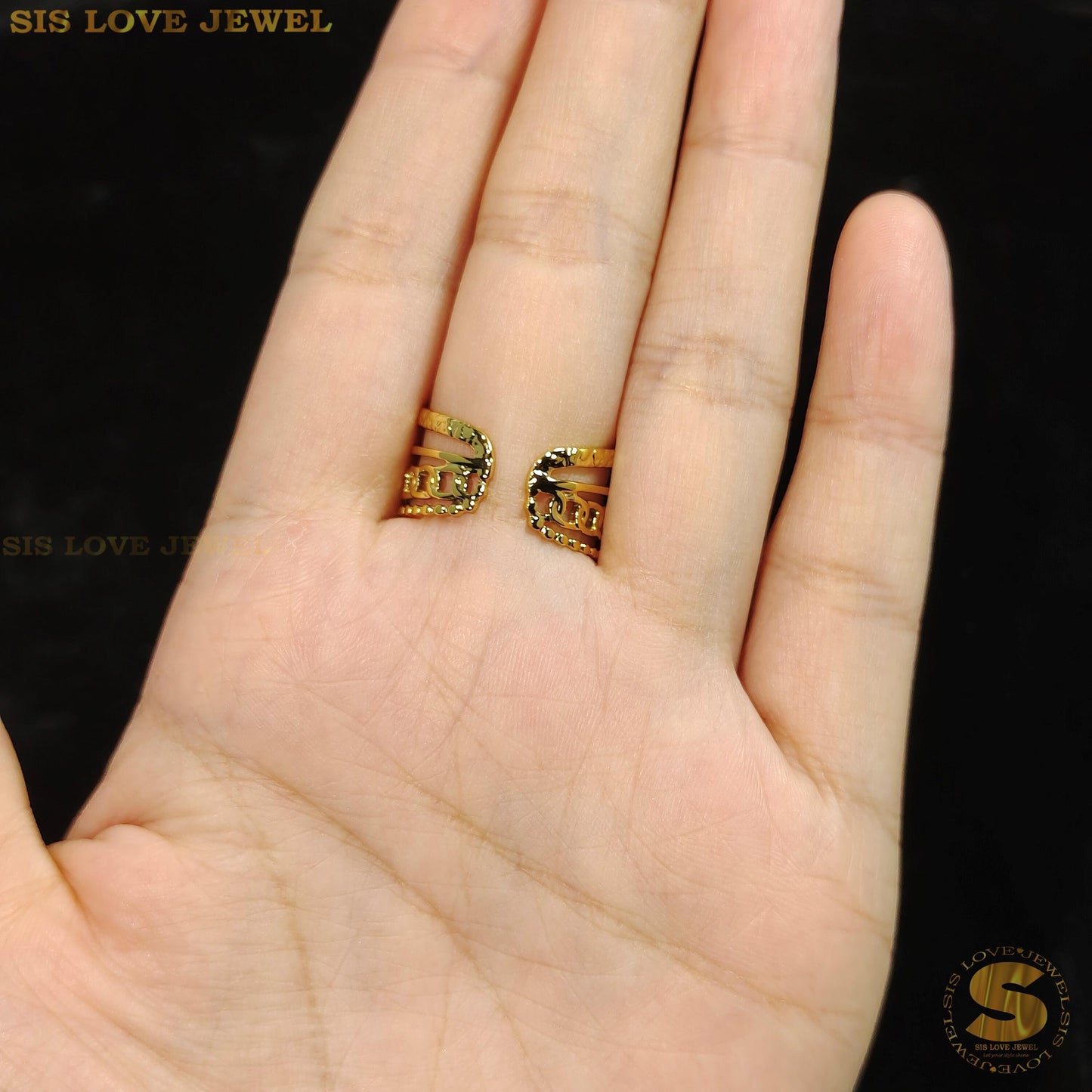 Trio of Love Band Ring R063