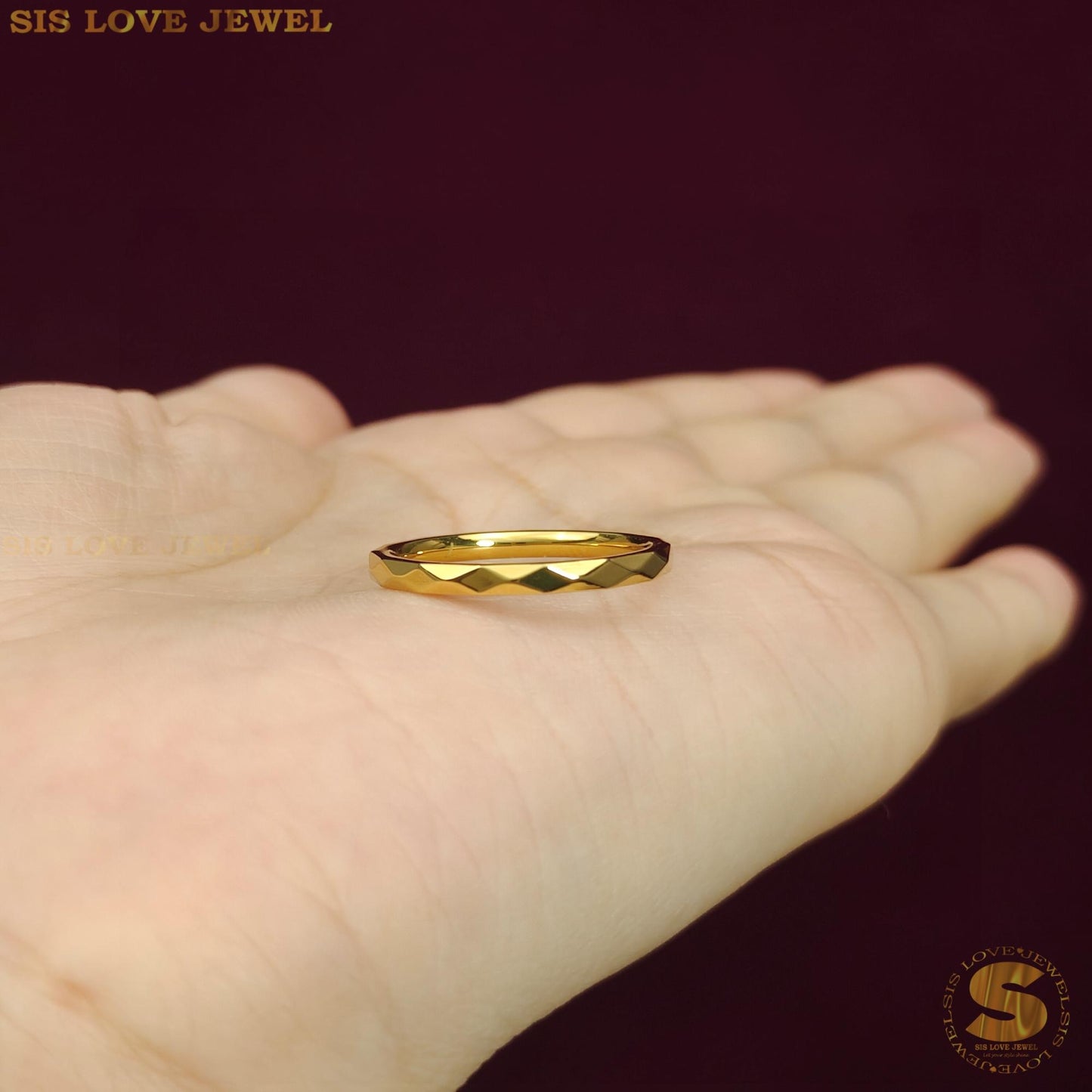 Blink-Blink Thin Ring R098