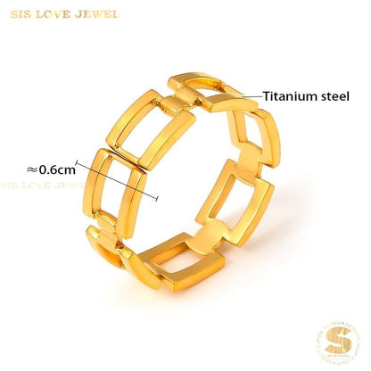 Hollow Love Adjustable Ring R116