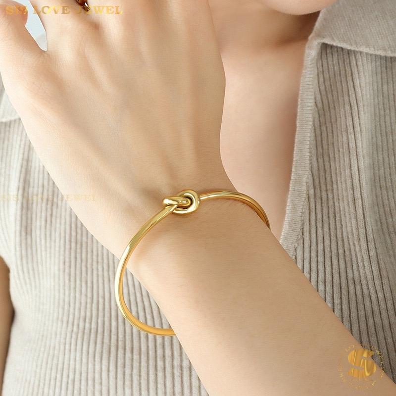Forever Knot Bangle H003 Gold
