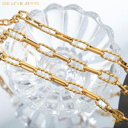 Paperclip Chain Bracelet B105