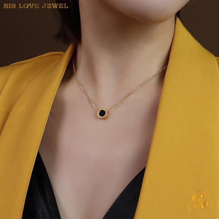 Roman Number Pendant Necklace N045