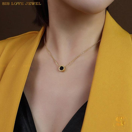 Roman Number Pendant Necklace N045