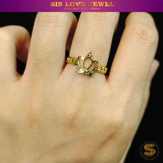 Royal Crown Adjustable Ring R083