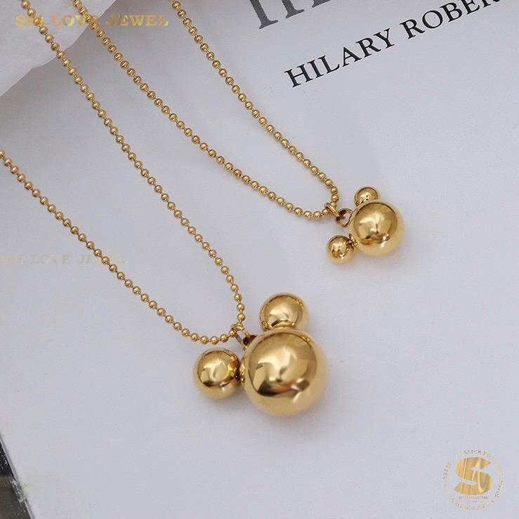 Cute Mickey Pendant Necklace
