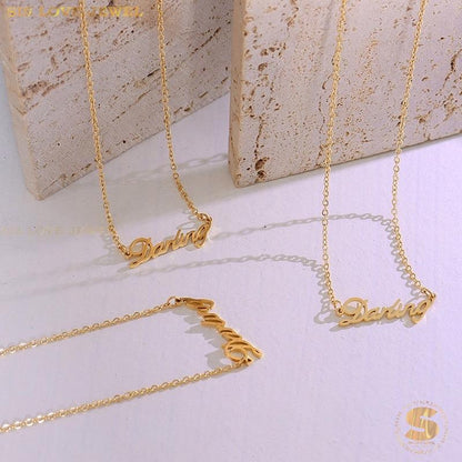 Sweet 18K Gold Darling Necklace N031