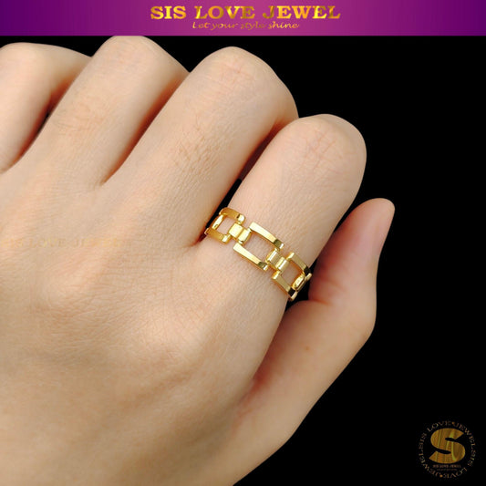 Hollow Love Adjustable Ring R116