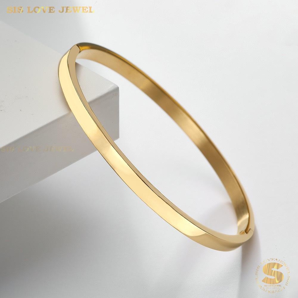 Minimalist Plain Bangle H043