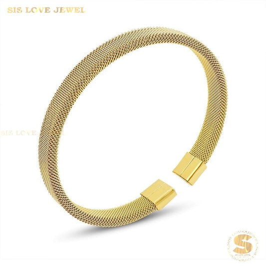 Golden Mesh Dream Bangle H112
